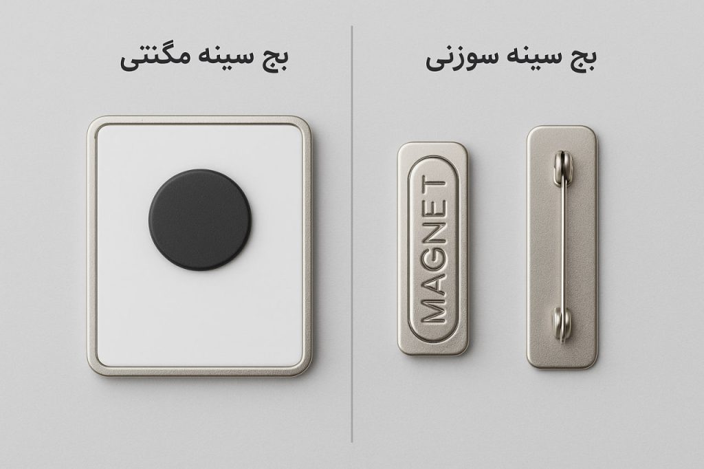 مقایسه بج سینه مگنتی با سوزنی